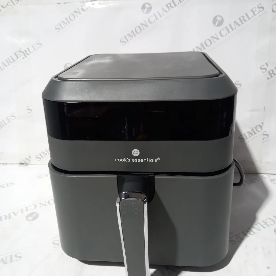 BOXED COOK'S ESSENTIALS 5.8L AIR FRYER, SLATE GREY