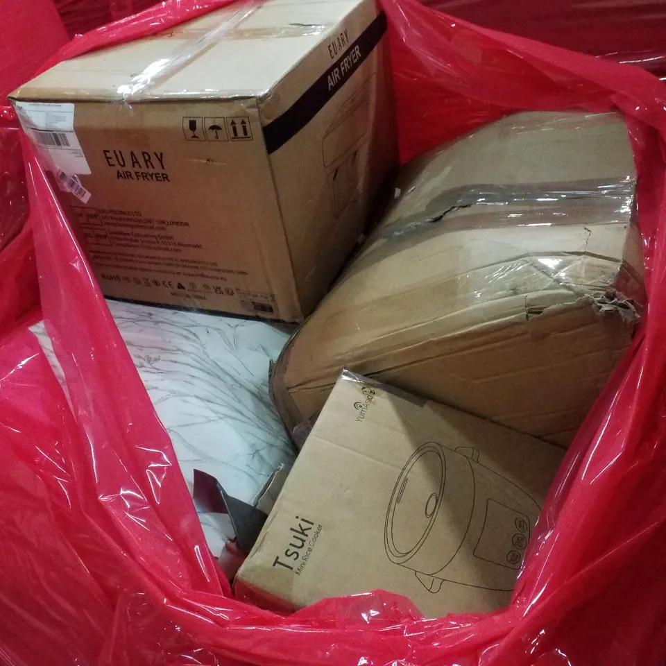 PALLET CONTAINING ASSORTED PRODUCTS INCLUDING AIR FRYER, MINI RICE COOKER 