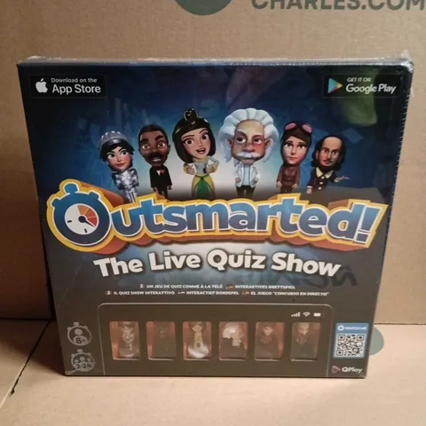 OUTSMARTED! THE LIVE QUIZ SHOW – BOXED FAMILY GAME