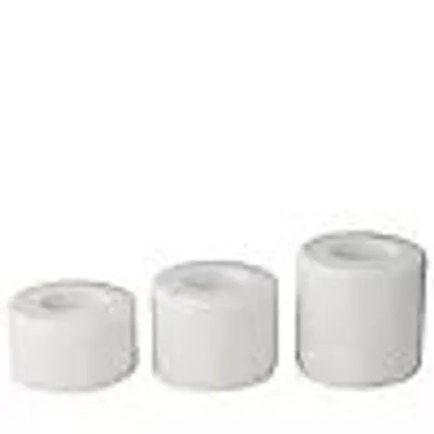 K BY KELLY HOPPEN SET OF 3 MARBLE CANDLE HOLDERS