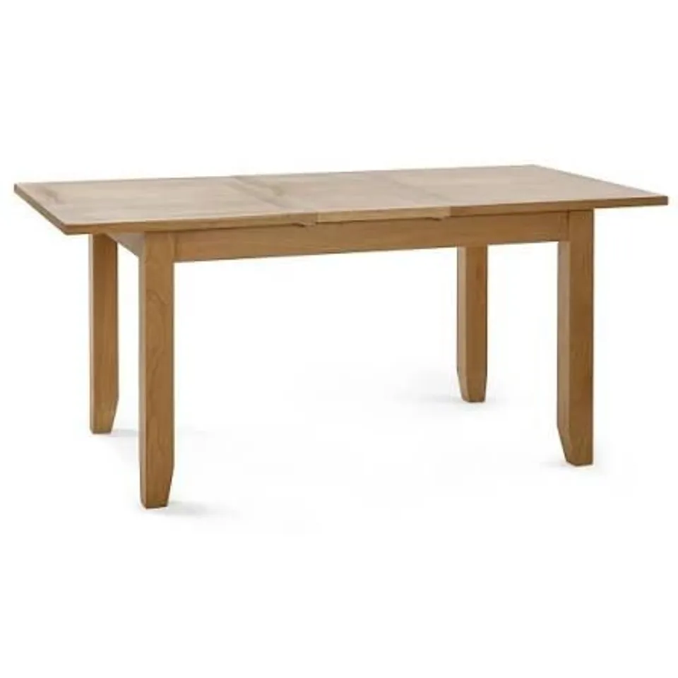 BOXED JULIAN BOWEN MALLORY EXTENDING DINING TABLE - LIGHT OAK (2 BOXES)