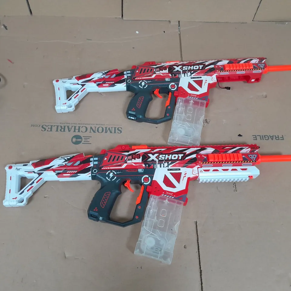 2 X-SHOT TOY GUNS 