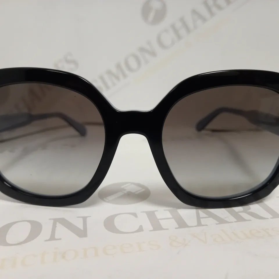 PRADA OVERSIZED BLACK AZURE/SPOTTED SUNGLASSES  RRP £270