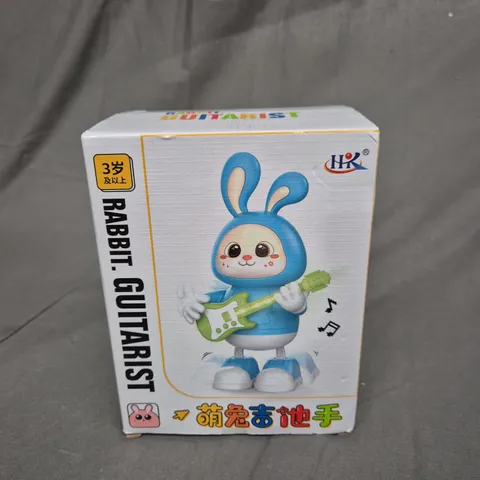 RABBIT GUITARIST FIGURINE 