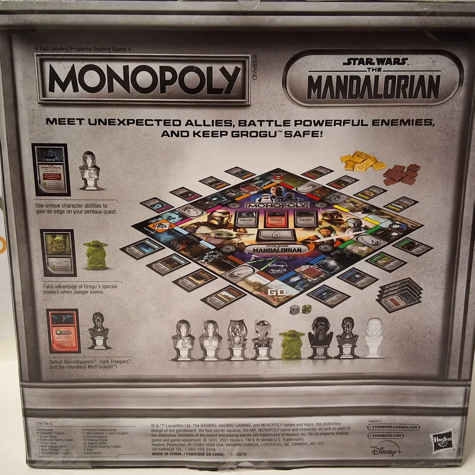 STAR WARS THE MANDALORIAN MONOPOLY