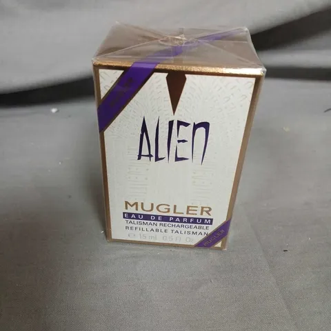 BOXED AND SEALED ALIEN MUGLER EAU DE PARFUM REFILLABLE TALISMAN 15ML
