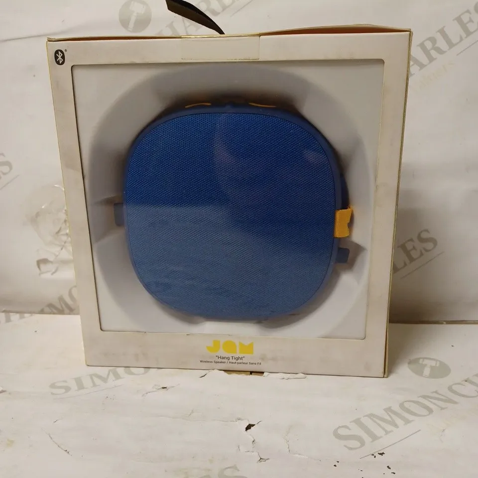 BOX OF 4 BOXED JAM HANG TIGHT WIRELESS SPEAKERS, BLUE [HX-P303BL]