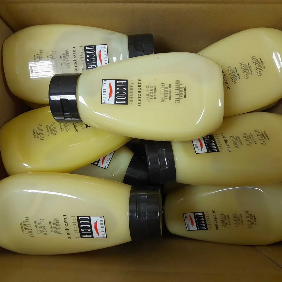 LOT OF APPROX 18 AQUOLINA SHOWER GEL MARZIPAN 300 ML