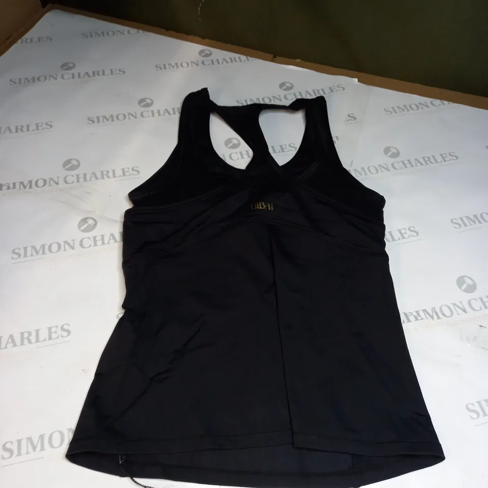 BLACK BIBA GYM VEST SIZE XS 