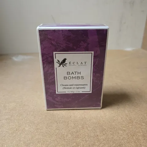 ΓCLAT BATH BOMBS β NATURAL SKINCARE, BOXED
