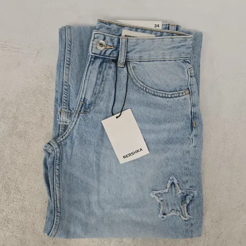 BERSHKA JEANS IN BLUE SIZE UK 6