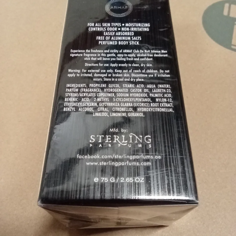 ARMAF CLUB DE NUIT INTENSE MAN DEODORANT STICK – 75 G