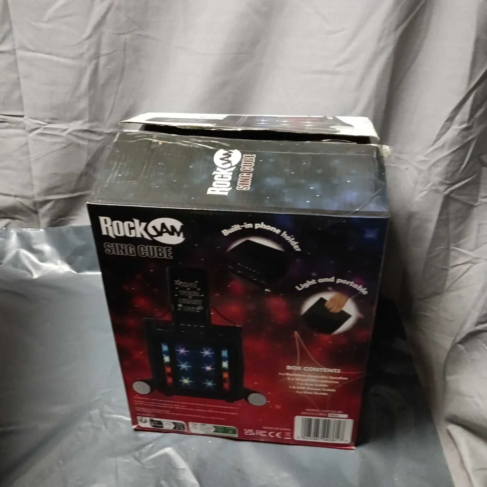 ROCKJAM SINGCUBE KARAOKE MACHINE – BUILT-IN SPEAKER