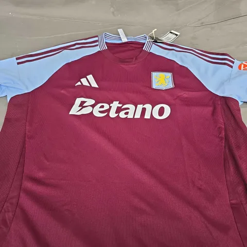 ASTON VILLA FC HOME JERSEY - SIZE 2XL 