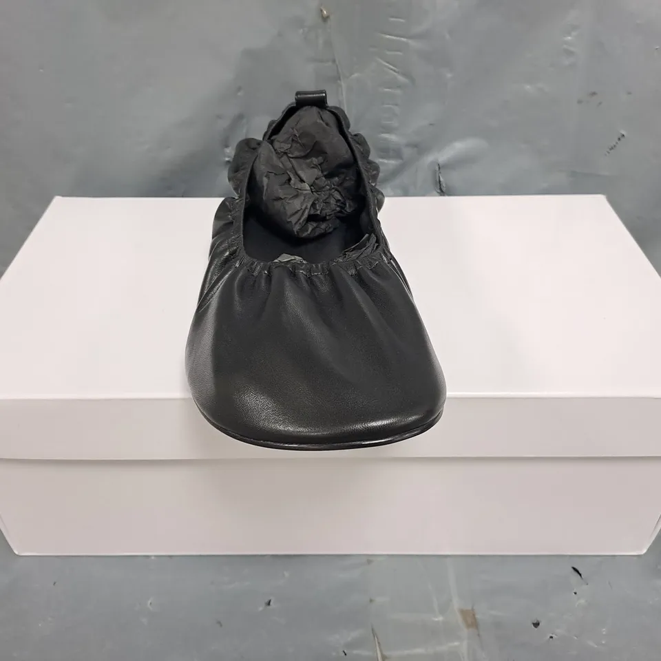 BOXED PAIR OF & OTHER STORIES SLIP-ON SHOES IN BLACK SIZE EU 41