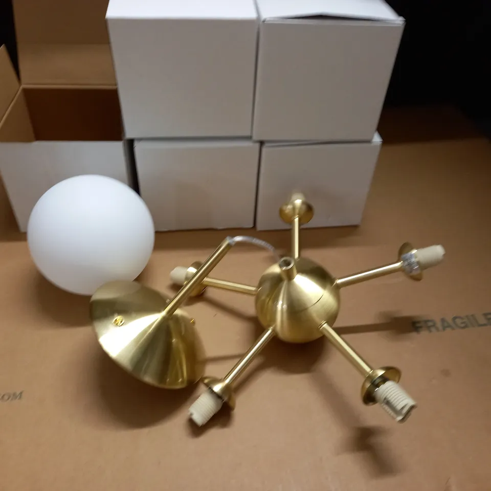 BOXED SATELLITE 5-LIGHT SEMI FLUSH
