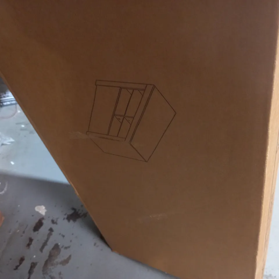 BOXED BLACK TV CABINET 109.5/40/19.5 CM COLLECTION ONLY