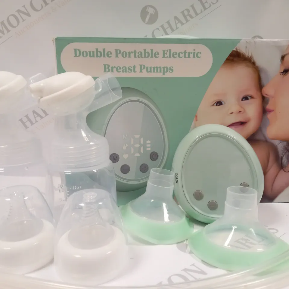 BOXED DOUBLE PORTABLE ELECTRIC BREAST PUMPS 