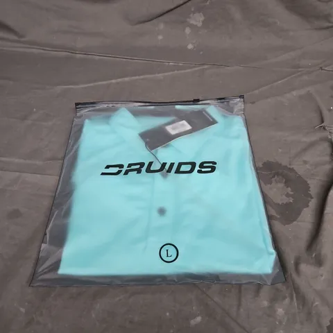DRUIDS ACADEMY POLO IN MINT SIZE L