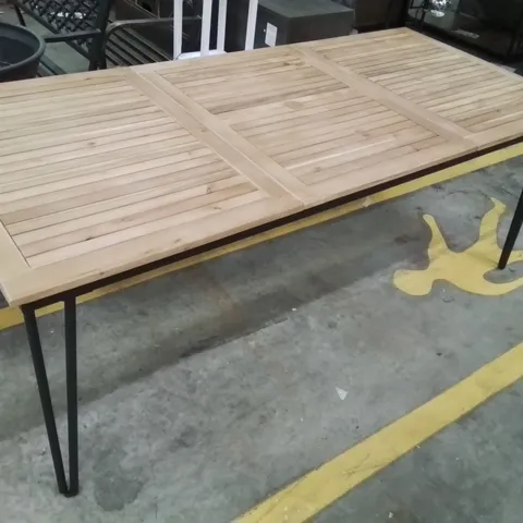 RECTANGULAR 8-PERSON 200CM L OUTDOOR DINING TABLE