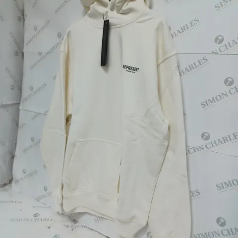 REPRESENT OWNERS CLUB HOODIE FLAT WHITE XS