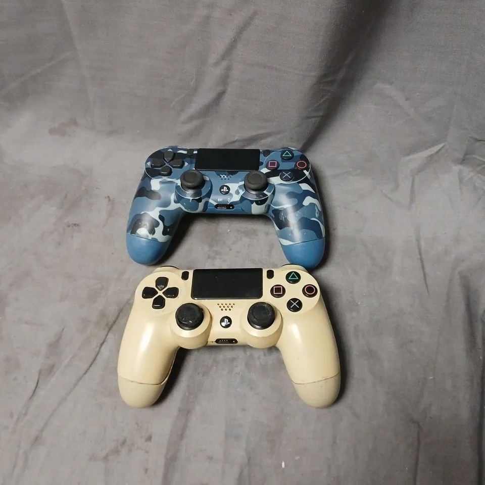 SONY PLAYSTATION 4 DUALSHOCK 4 WIRELESS CONTROLLER SET – BLUE CAMOUFLAGE & CREAM (2X)