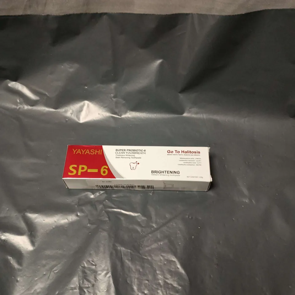 YAYASHI SP-6 PROBIOTIC TOOTHPASTE – BRIGHTENING (BOXED)