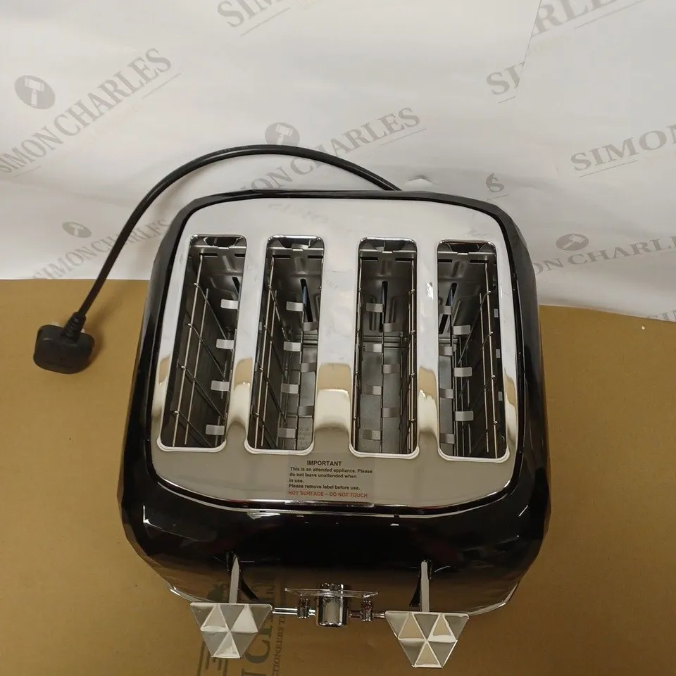 DE'LONGHI BRILLANTE CTJ4003BK 4-SLICE TOASTER