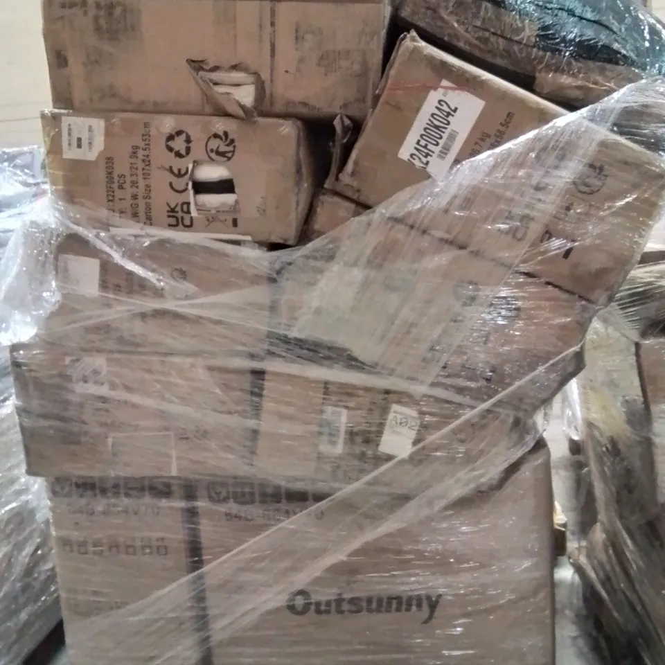 PALLET CONTAINING GARDEN FURNITURE 