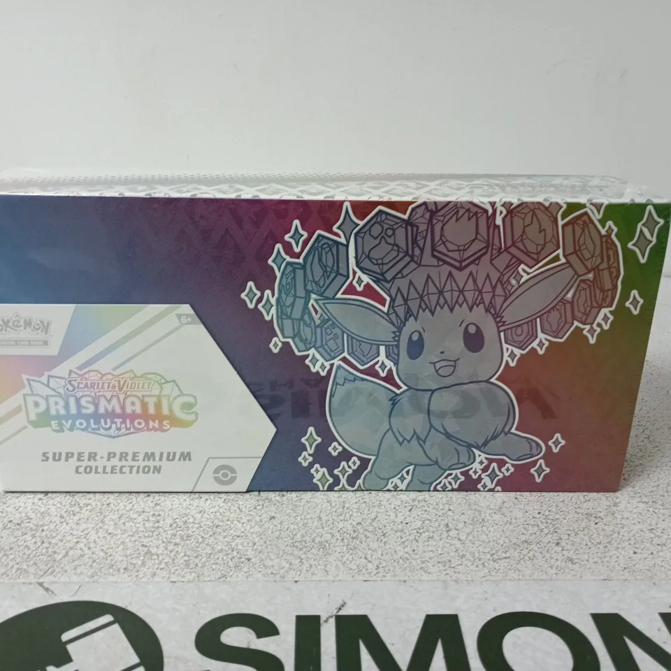 BOXED AND SEALED POKEMON PRISMATIC EVOLUTIONS SUPER-PREMIUM COLLECTION BOX