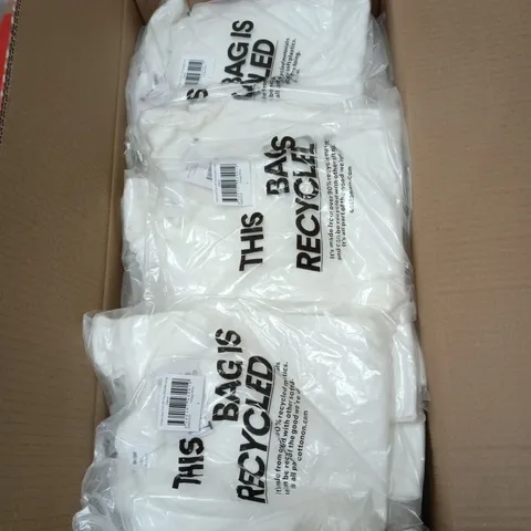 BOX OF APPROXIMATELY 15 ASSORTED CLOTHING ITEMS TO INCLUDE: BOX FIT COLLEGE T SHIRT