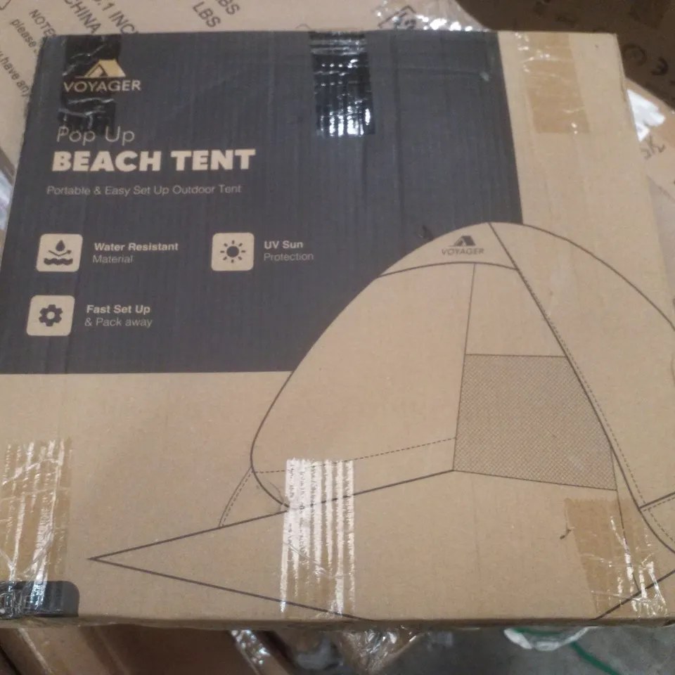 BOXED VOYAGER POP UP BEACH TENT - BLUE