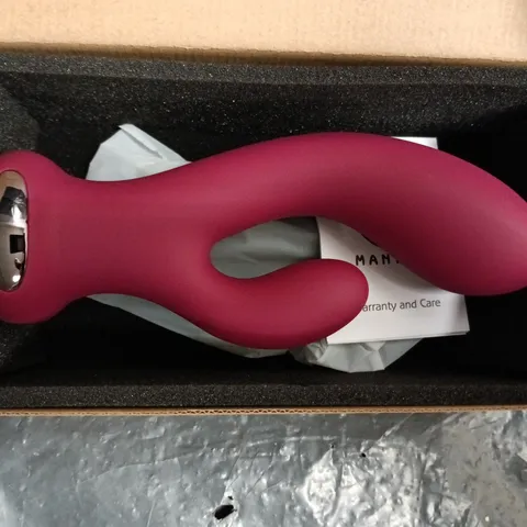 BOXED LOVEHONEY MANTRIC RABBIT VIBRATOR IN BERRY COLOUR