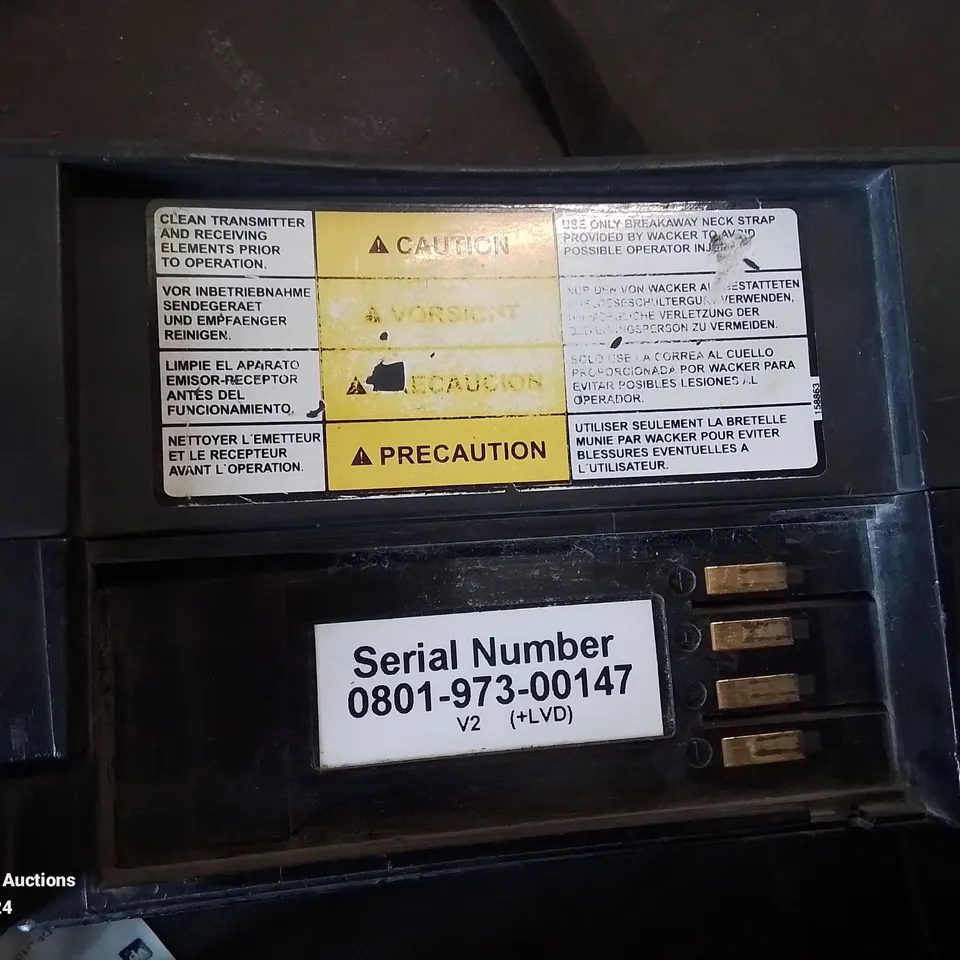 CONTROL PANEL FOR REMOTE WHACKER