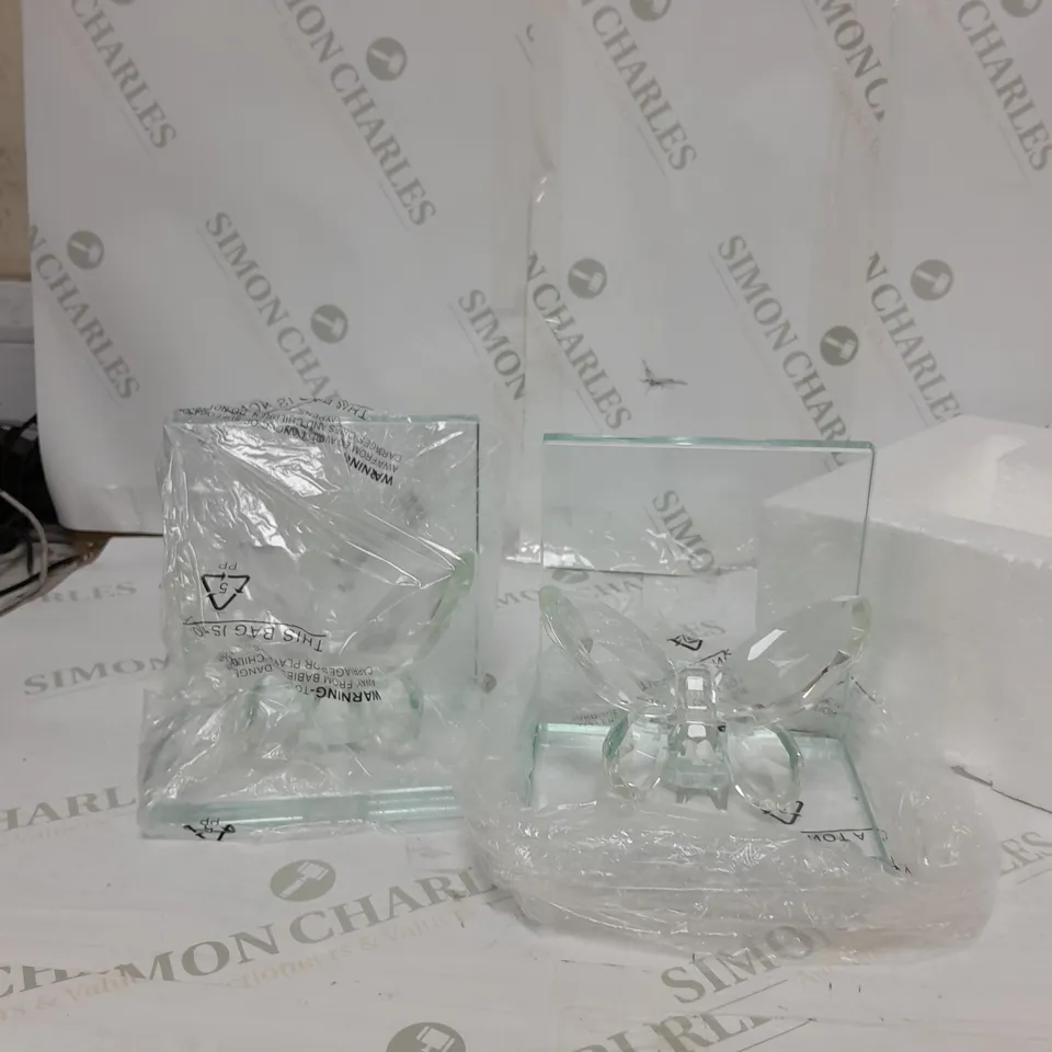 JULIEN MACDONALD CRYSTAL BOOKENDS