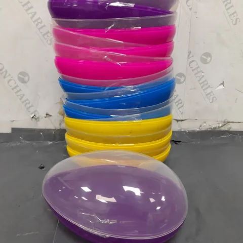 LOT OF 12 BRAND NEW LARGE FILLABLE EGGS