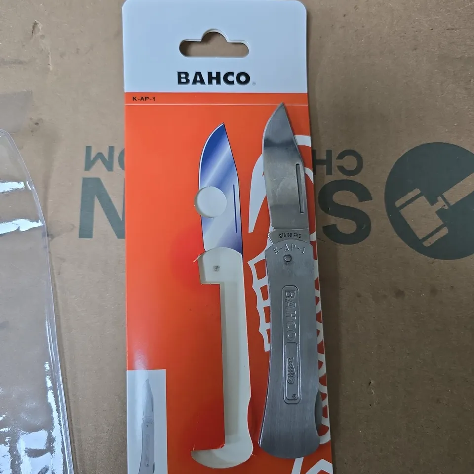 BAHCO K-AP-1 STAINLESS STEEL UTILITY KNIFE – ORIGINAL PACKAGING
