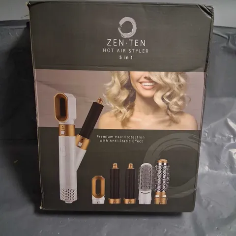 BOXED ZEN TEN HOT AIR STYLER 5 IN 1