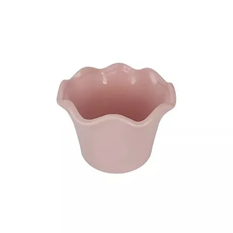 GARDEN STORIES SORBET COLLECTION LARGE 21CM CERAMIC SCALLOPED PLANTER