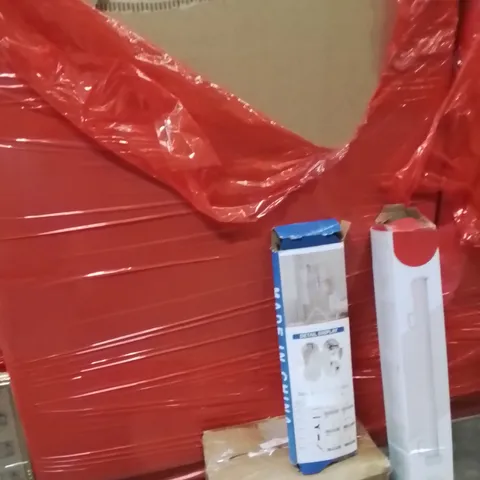PALLET OF ASSORTED HOUSEHOLD GOODS AND PRODUCTS TO INCLUDE;CLOTHES AIRER,MOP,RETRACTABLE SAFETY GATE 