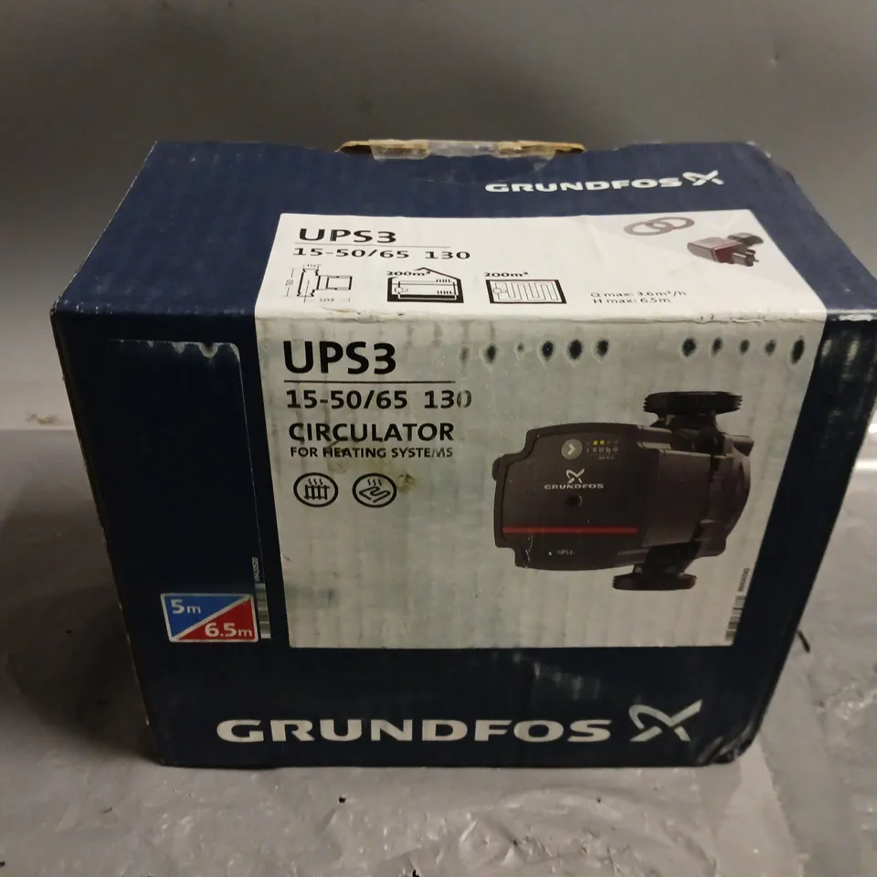 BOXED GRUNDFOS UPS3 CIRCULATOR