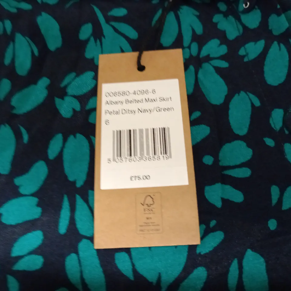 HUSH ALBANY BELTED MAXI SKIRT IN GREEN - 6