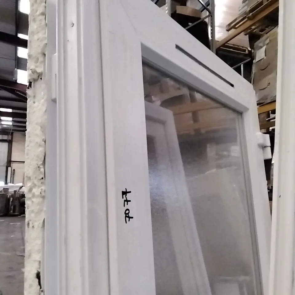 DESIGNER PVCU GLAZED DOOR APPROXIMATELY 205CMX95CM