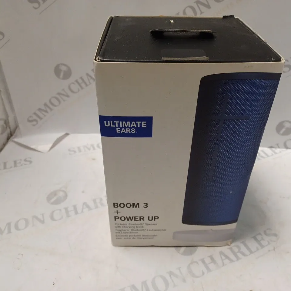 BOXED ULTIMATE EARS BOOM 3 + POWER UP
