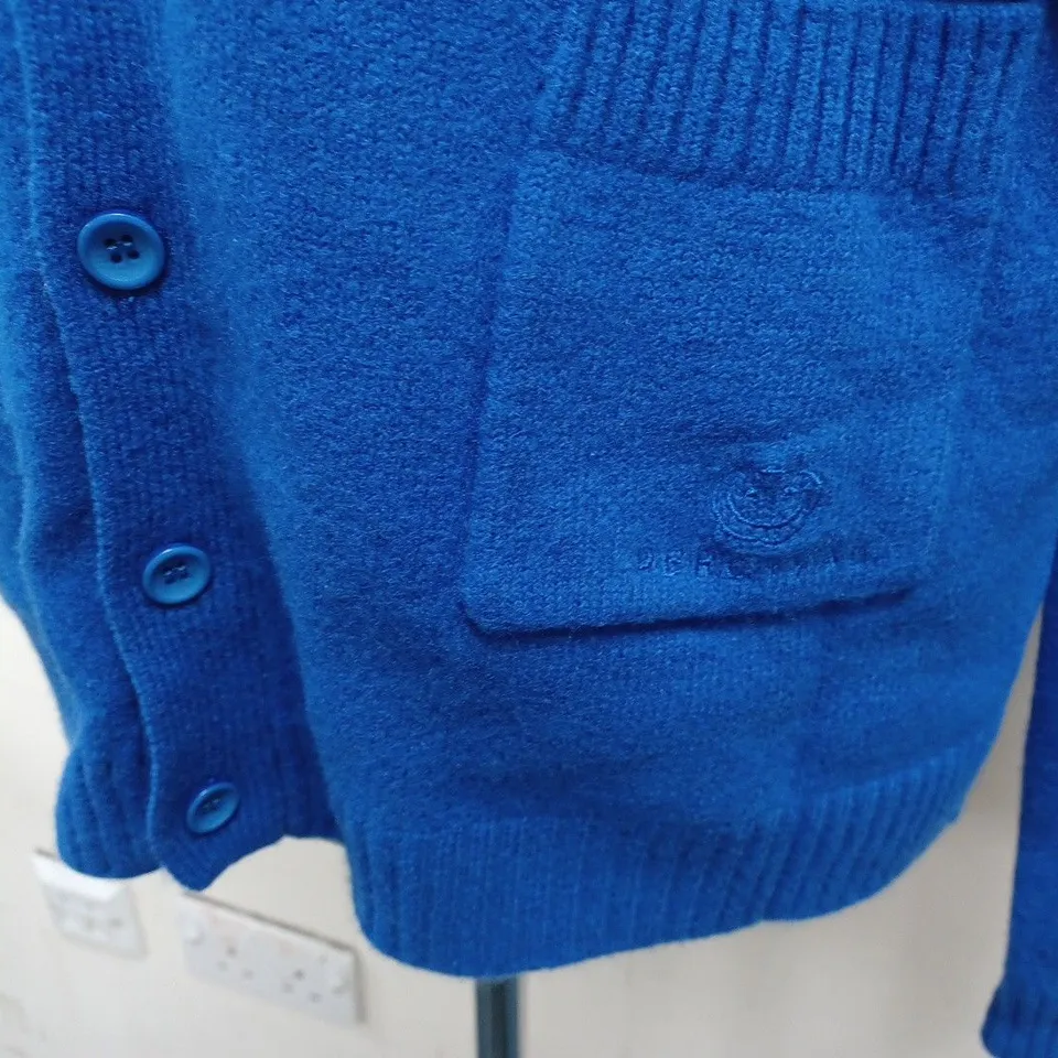 PERCIVAL ROYAL BLUE CARDIGAN - L