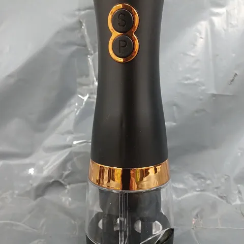 BOXED TOWER SALT & PEPPER MILL 
