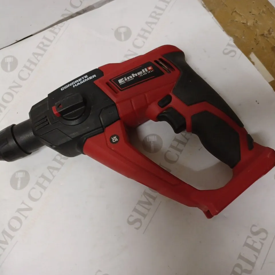 EINHELL TE-HD 18 LI - SOLO POWER X-CHANGE CORDLESS HAMMER DRILL