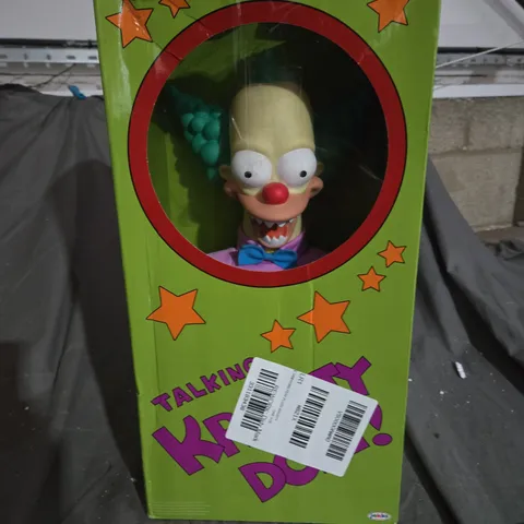 BOXED THE SIMPSONS TALKING KRUSTY