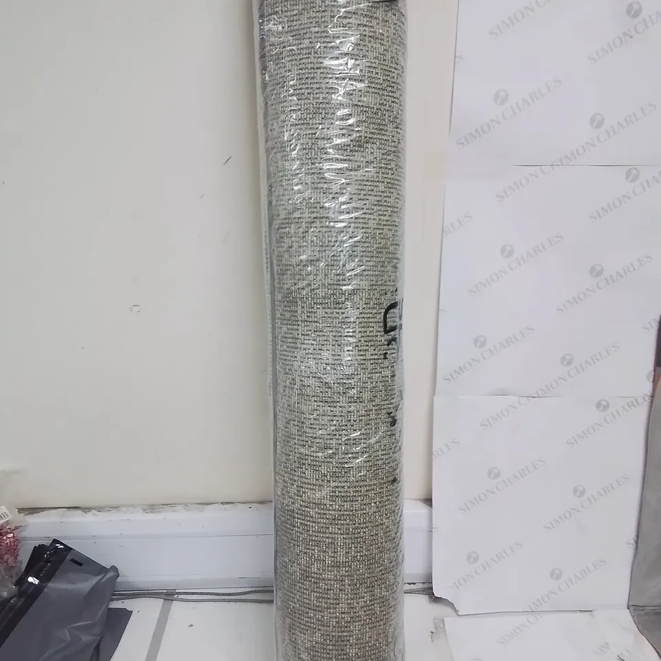 KUKOON GREY/GREEN SHAGGY RUG - 120CM X UNSPECIFIED