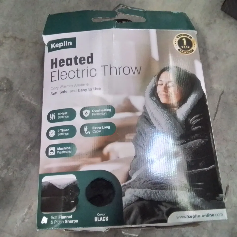 KEPLIN HEATED ELECTRIC THROW